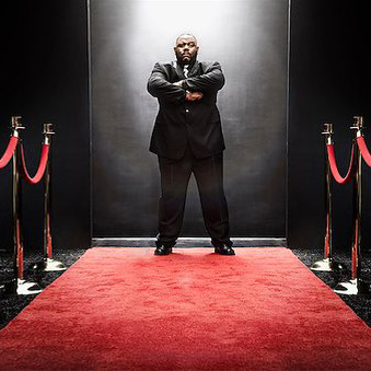 833-03230564
© Blend Images / Masterfile
Model Release: Yes
Property Release: Yes
African bouncer protecting entrance at the end of red carpet